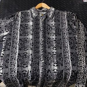 Avirex Cotton Raised Design Dress Shirt.